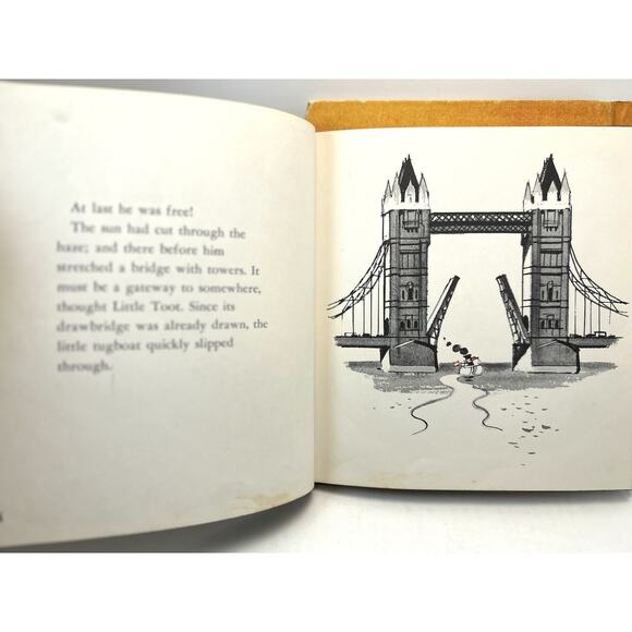 Lot of 2 Little Toot on Mississippi & On Thames by Hardie Gramatky Weekly Reader - Picture 3 of 14